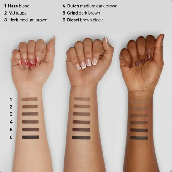 MILK K*U*S*H Brow Shadow Stick DIESEL Black Waterproof Brow Pencil NEW - Picture 8 of 9